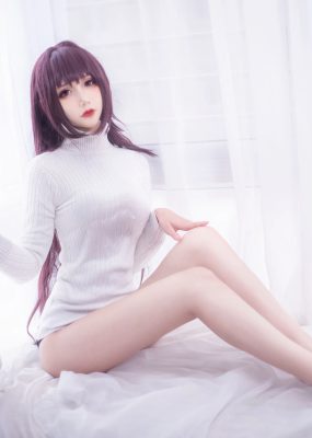 COS妹子仙九Airi – 斯卡哈毛衣