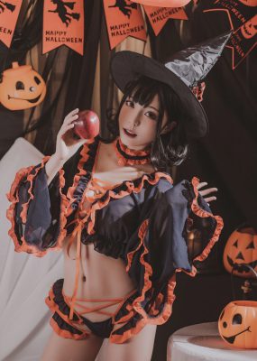 萌妹白易子教主 – 万圣节魔女