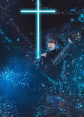 微博萌妹蓝小沂KiKi – 明日方舟 幽灵鲨