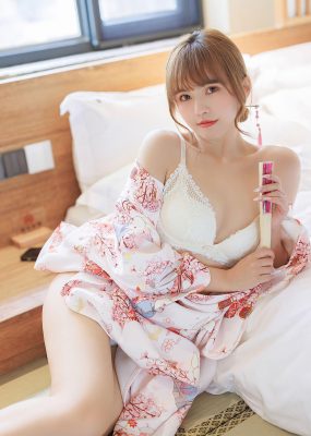 爱蜜社 VOL.676 张思允Nice 蕾丝内衣美胸写真