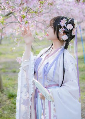 萌妹子Nyako喵子 – 樱花汉服 花神祈愿