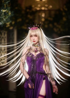 网红COS 阮邑_Fairy – 黑枪呆礼服