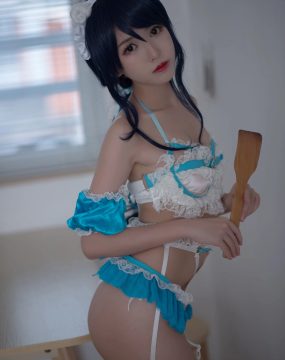 网红少女 鳗鱼霏儿 – 兽耳 蕾丝女仆