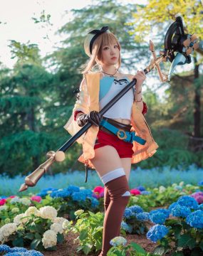 网红COS Mime弥美 – 莱莎的錬金工房