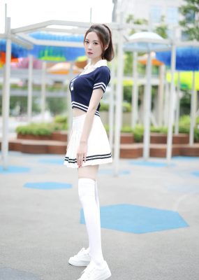 秀人网 No.7416 梦心玥 运动服饰穿搭安吉旅拍