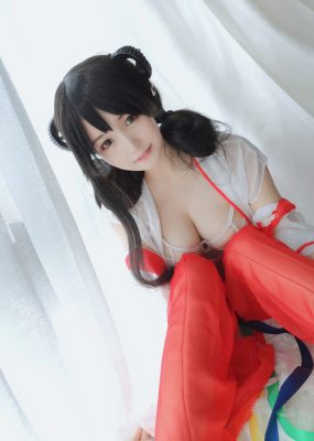 网红COS 小仓千代w – 巫女