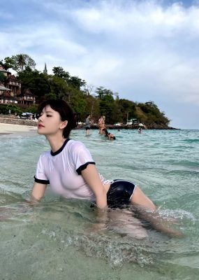 微密圈 就是阿朱啊 – 海岛透视比基尼