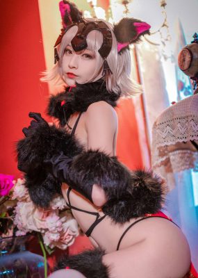 网红COS 铁板烧鬼舞w 花魁2