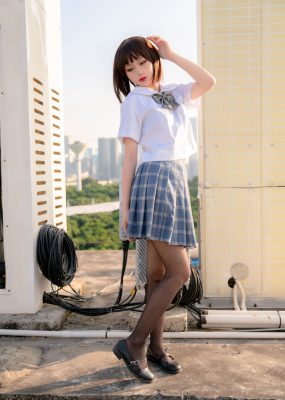 网红COS 您的蛋蛋 天台JK