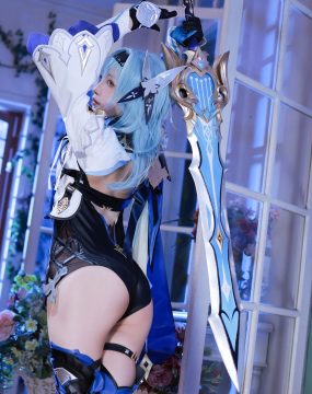 网红COS 水淼aqua – 原神优菈 原造