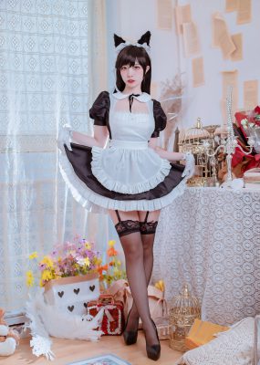 人气Coser二佐Nisa – 犬之眷之碧蓝爱宕 女仆