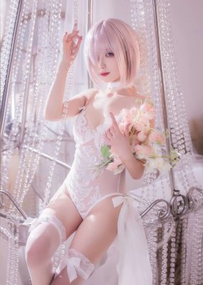 网红COS 封疆疆v – 婚纱玛修
