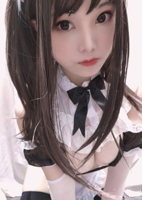 萌系小姐姐蜜汁猫裘 黑白女仆