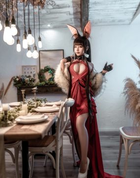网红COS 蠢沫沫 – 碧蓝航线 赤城