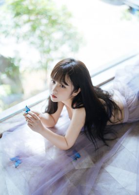 微博福利姬镜酱 – 静夏之薄纱蕾丝