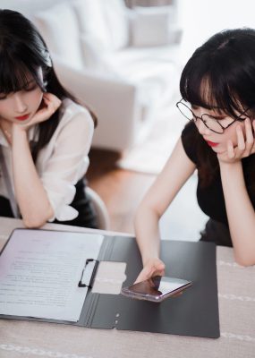 rioko凉凉子(肉扣热热子)&面饼仙儿 – OL百合