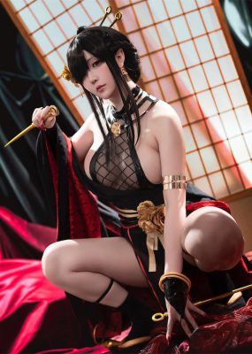 Coser小姐姐星之迟迟 – 圣诞节 约尔 同人和风战斗服