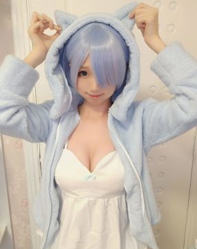 NAGISA魔物喵[fantia] – レム-猫耳パジャマ
