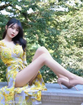 秀人网 No.7186 玥儿玥er 花纹长裙杭州旅拍