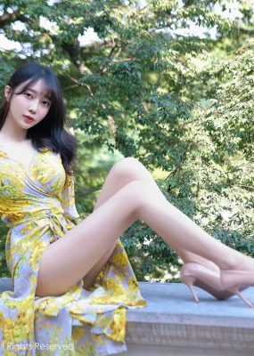 秀人网 No.7186 玥儿玥er 花纹长裙杭州旅拍